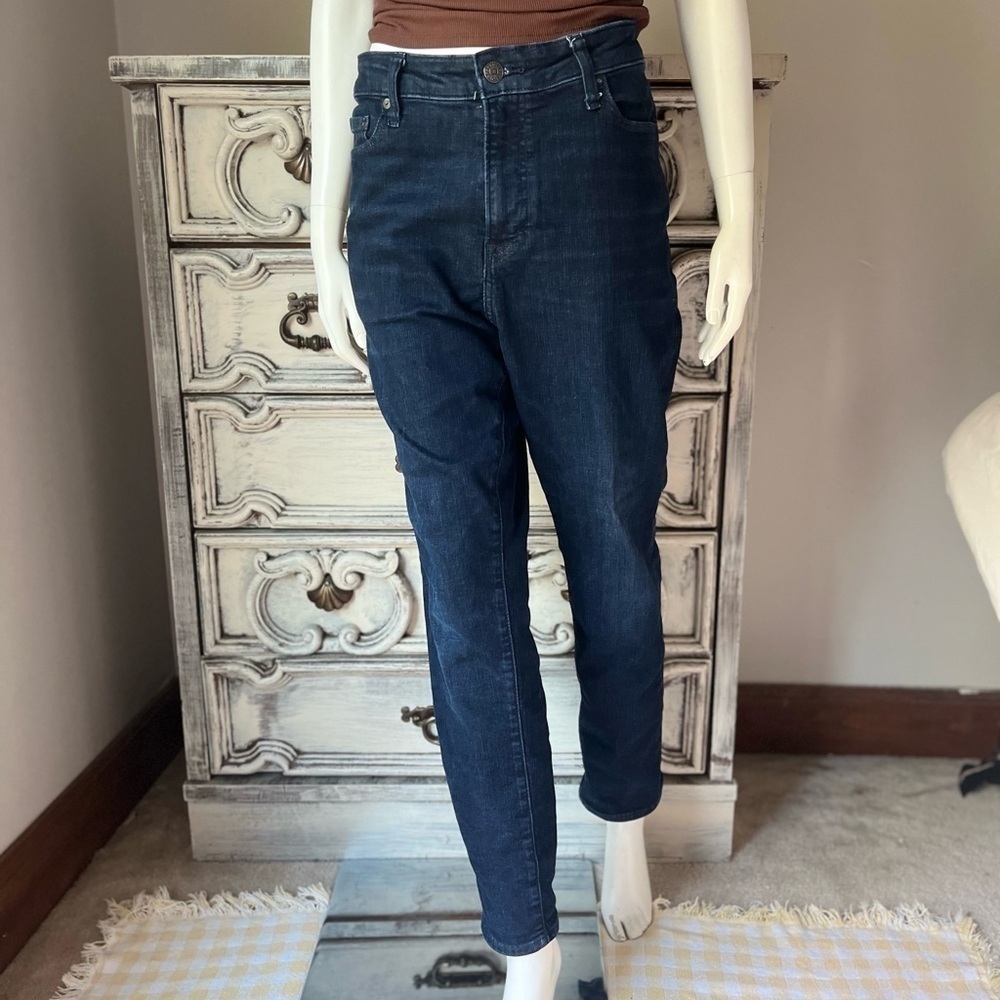 Express Dark Blue Slim Blue Jeans
